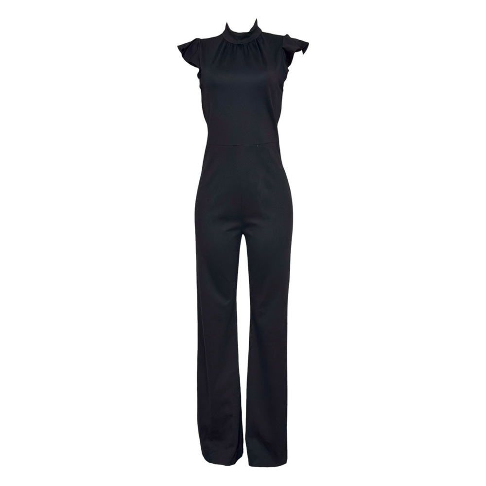 SOLD NEW AMANDA UPRICHARD Davina Jumpsuit, Black, Large - Picture 11 of 11